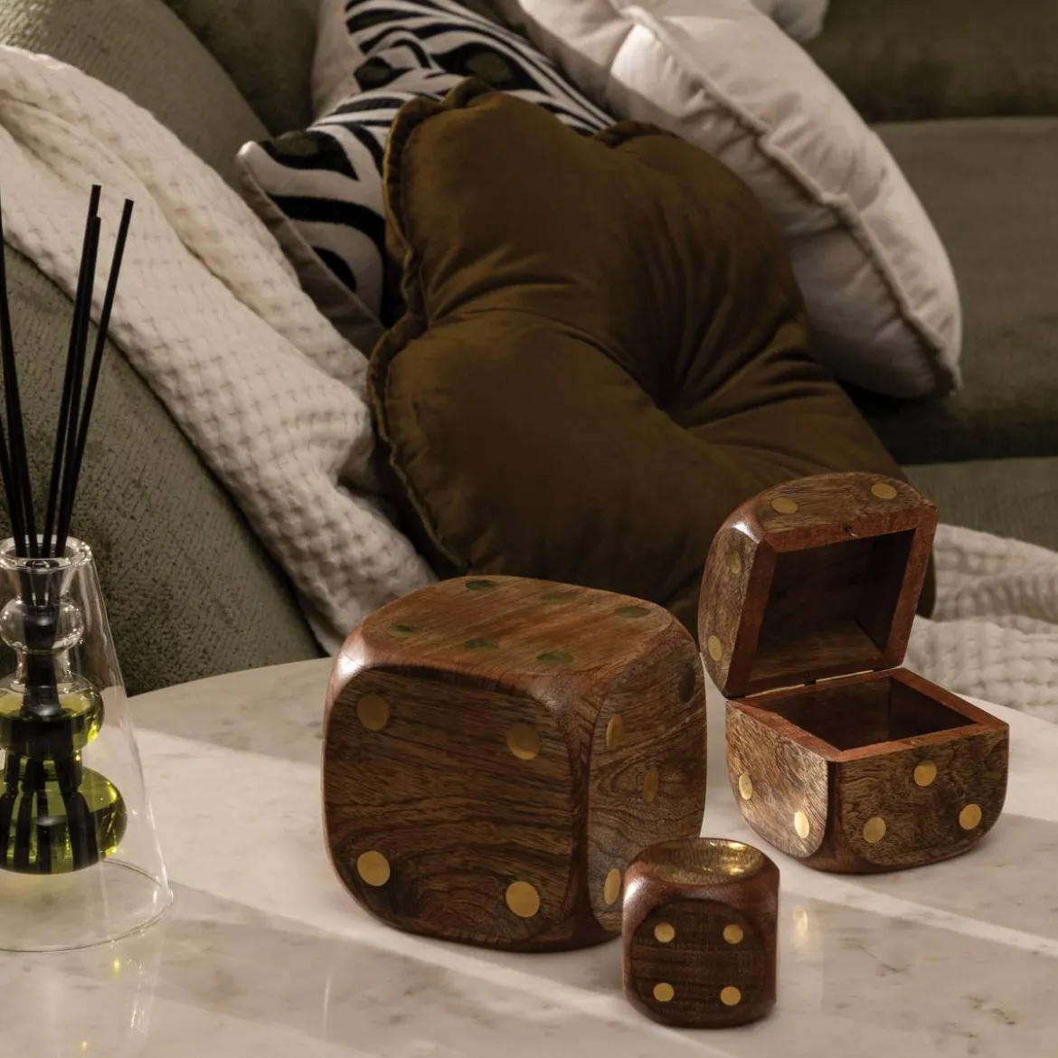 Déco à poser 3 dés "Roger"