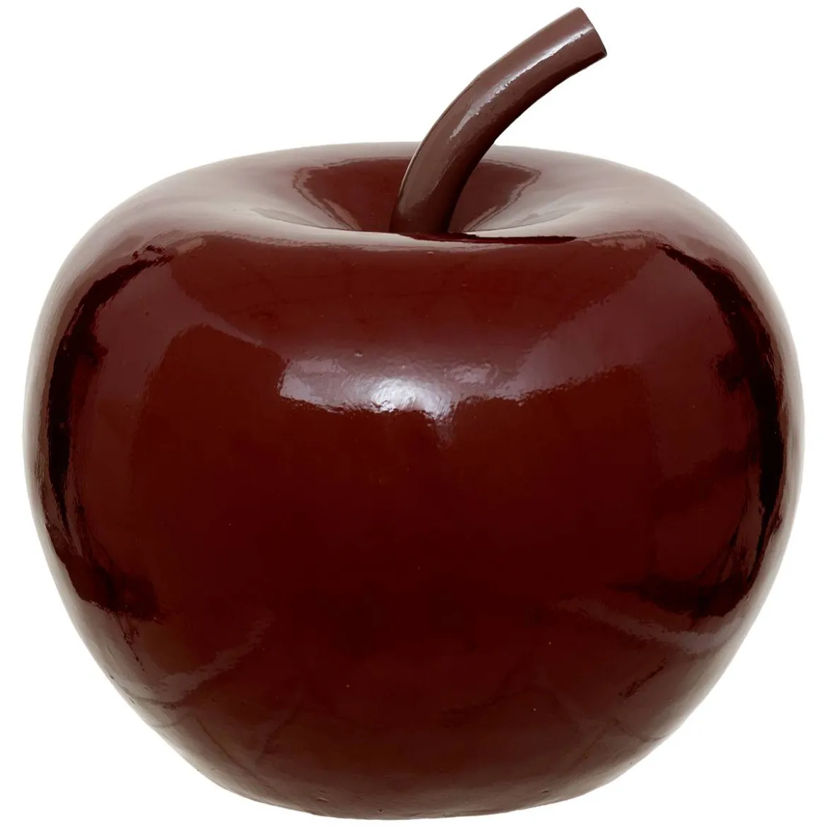 Déco à poser d'extérieur pomme "Glossy"