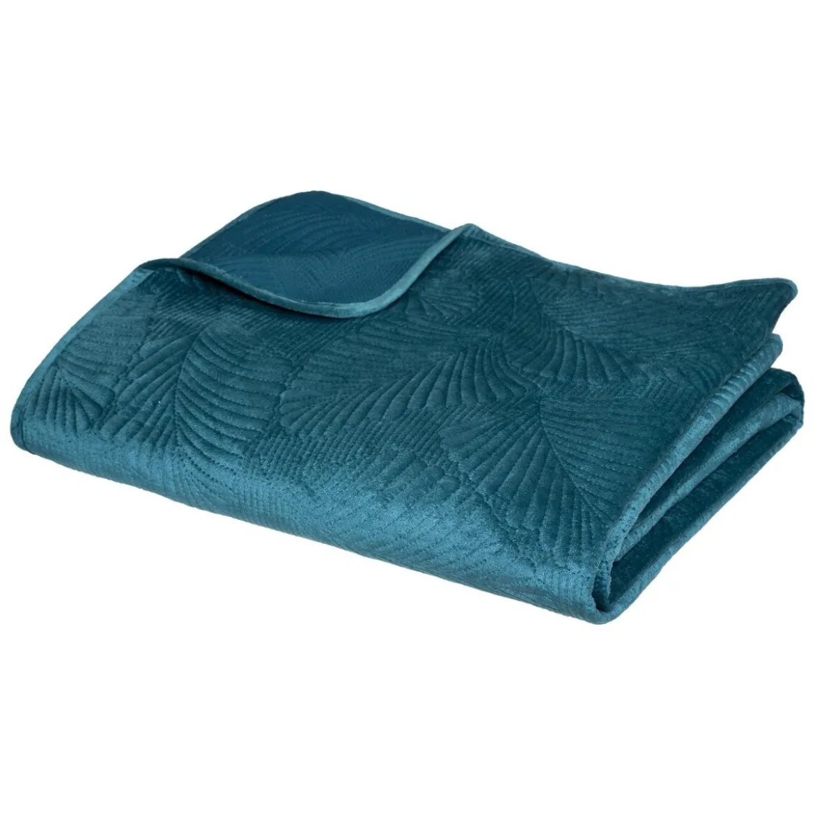 Dessus de lit "Feuille", velours