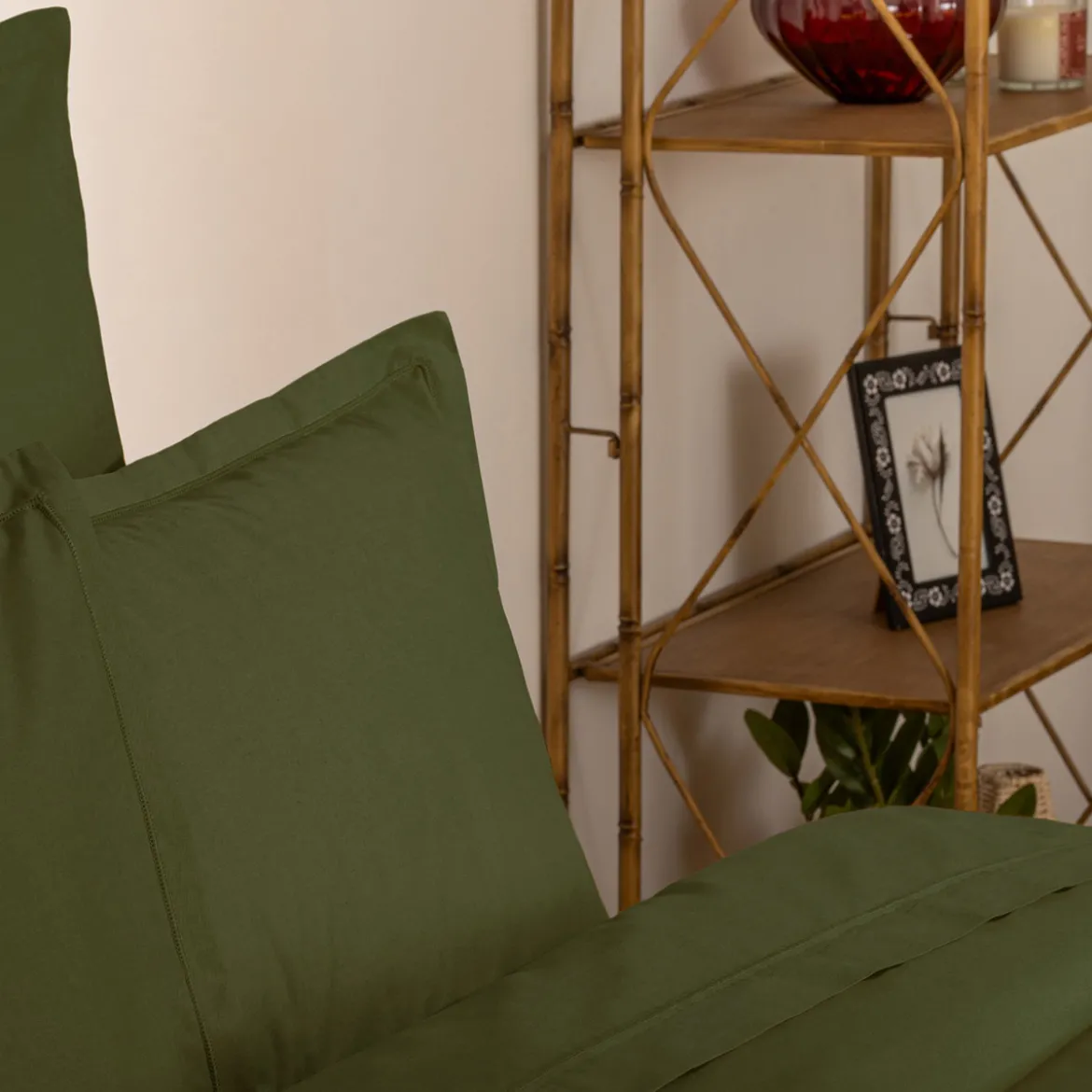 Drap plat en coton