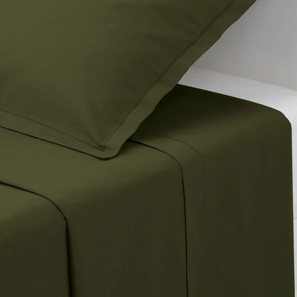 Drap plat en coton