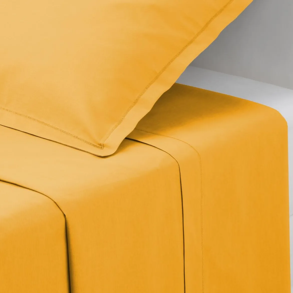 Drap plat en coton