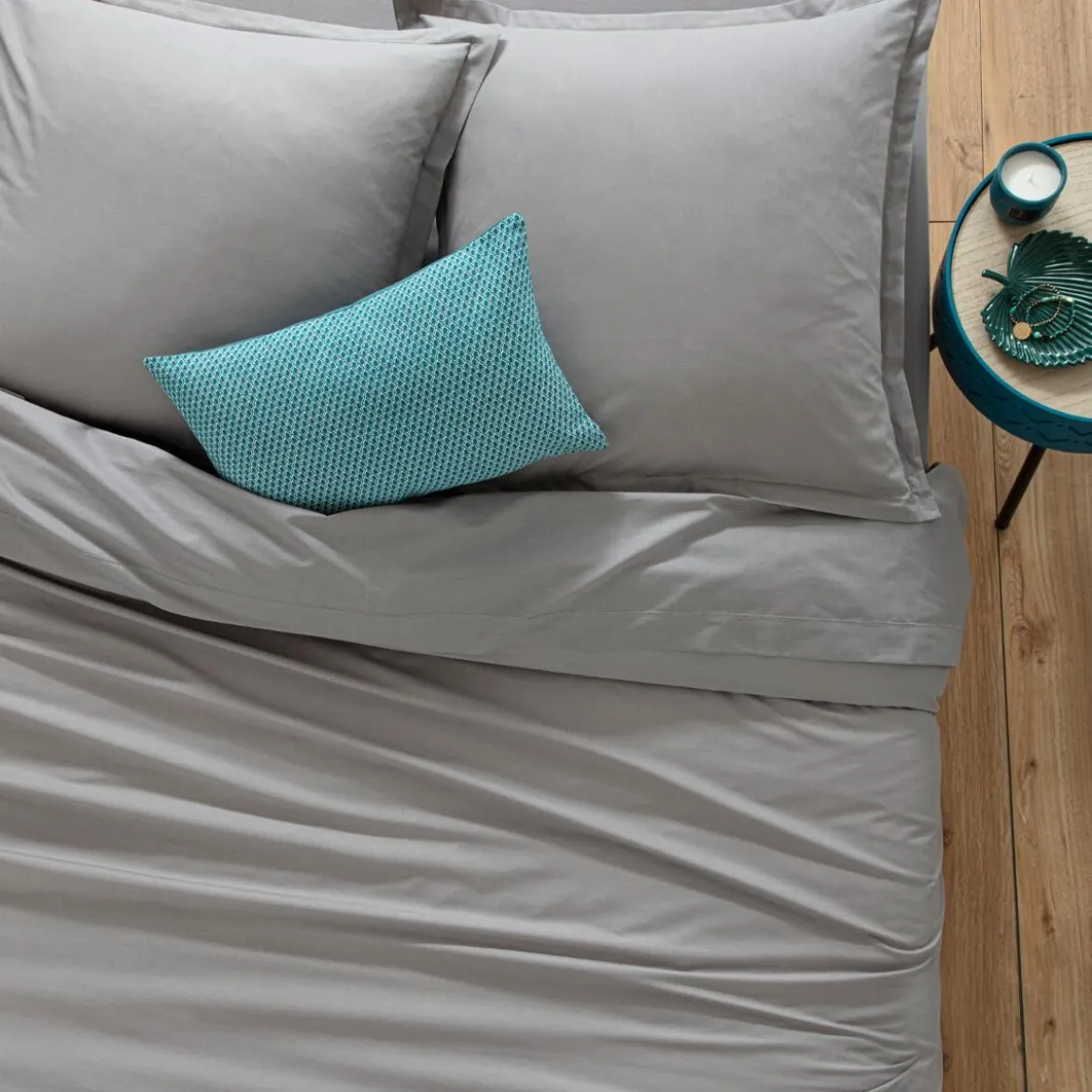 Drap plat en coton