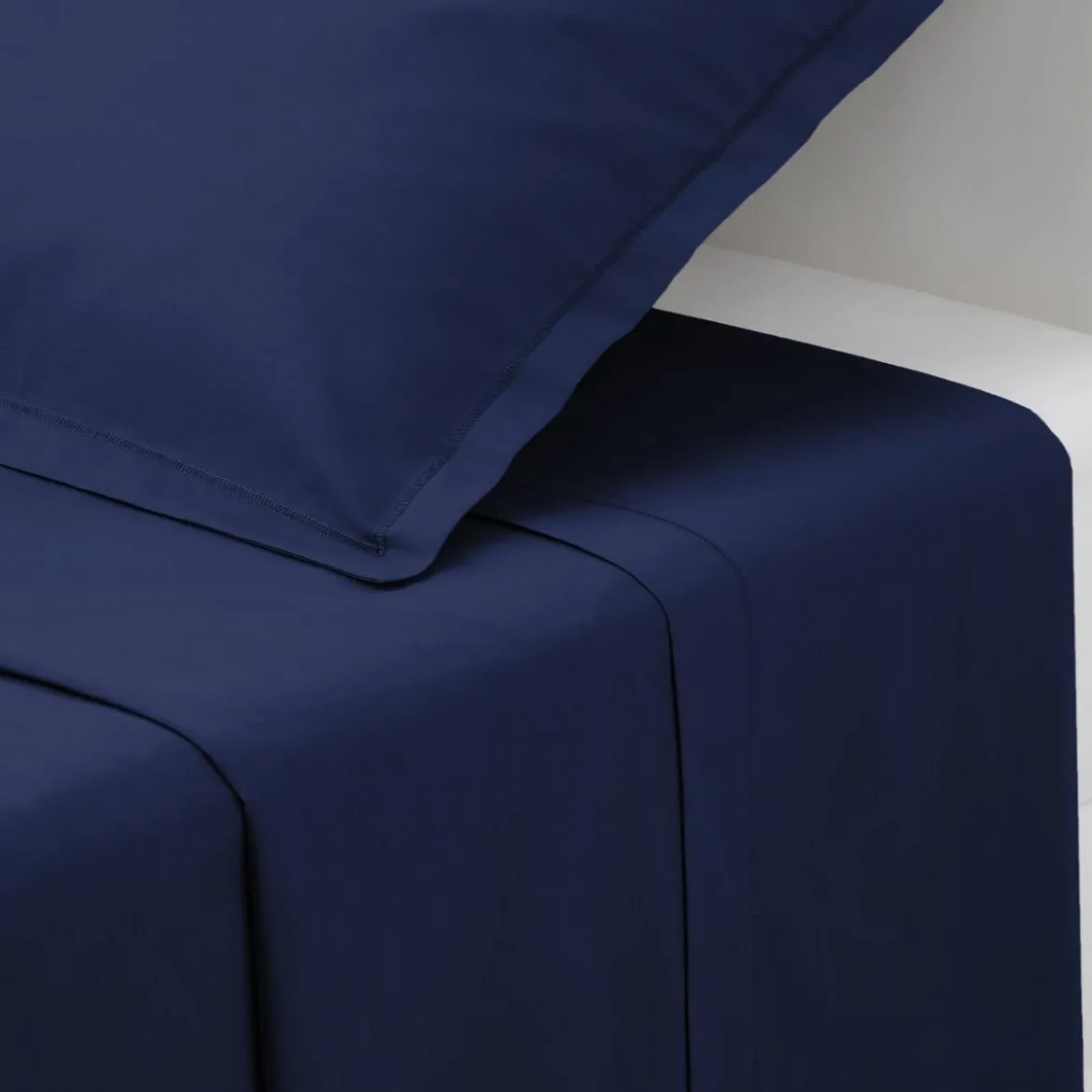 Drap plat en coton