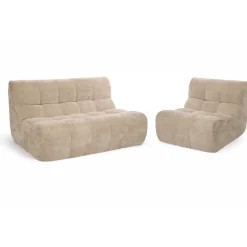 Ensemble canapé et fauteuil 