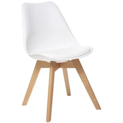 Ensemble table à manger extensible "Olaf" + 4 chaises "Baya"