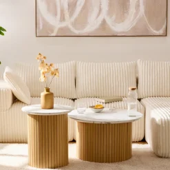 Ensemble table basse et table d'appoint