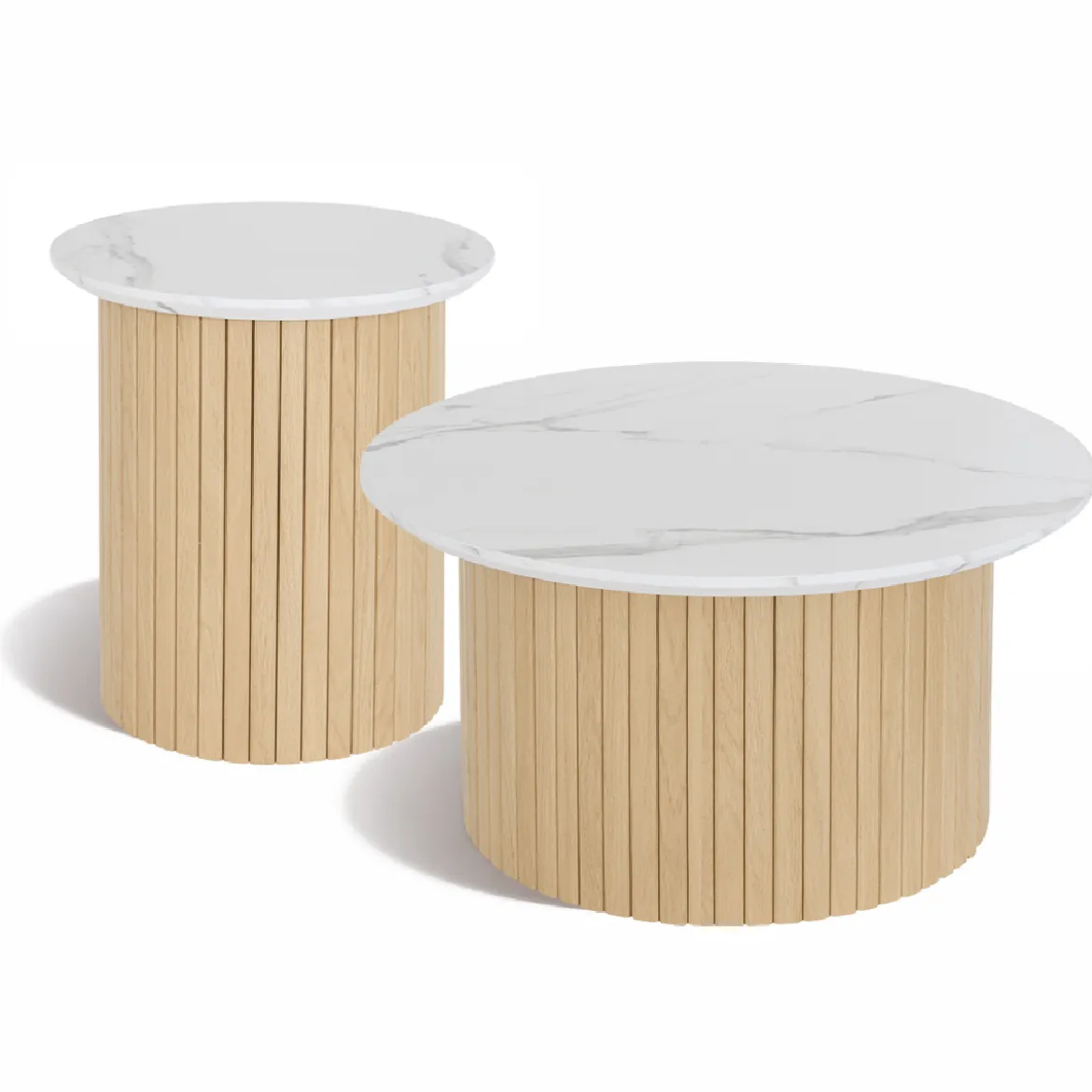 Ensemble table basse et table d'appoint "Homelya"