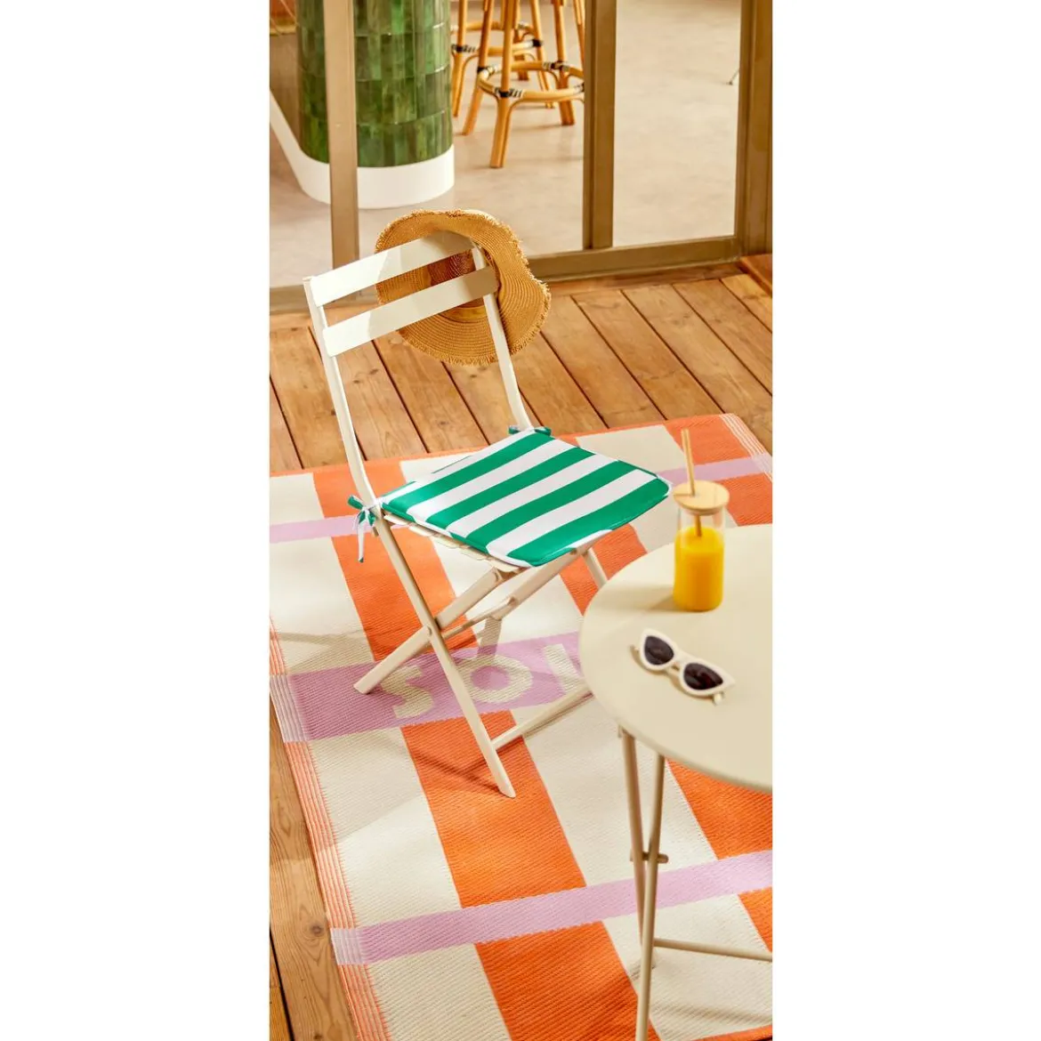 Galette de chaise "Poolside"