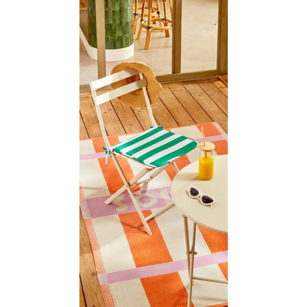 Galette de chaise "Poolside"