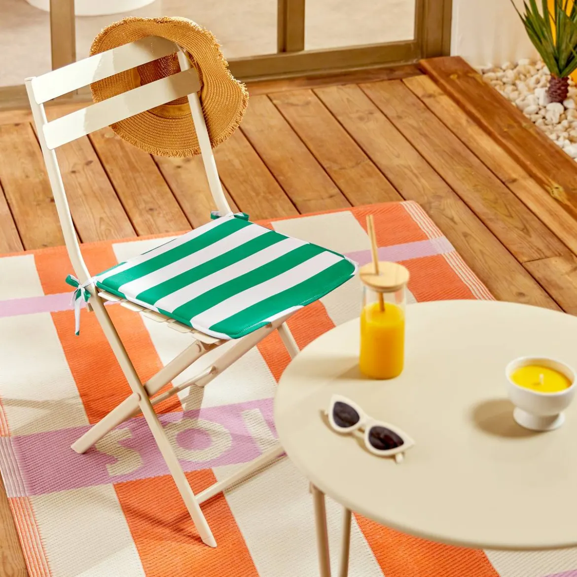 Galette de chaise "Poolside"