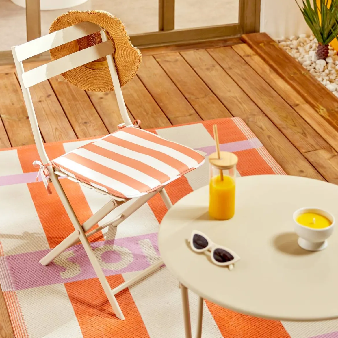 Galette de chaise "Poolside"
