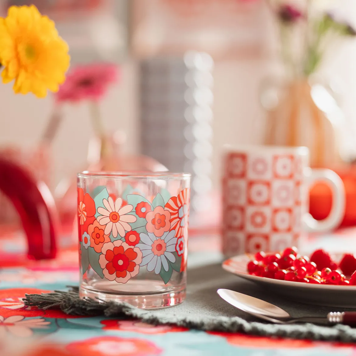 Gobelet bas en verre "Bloomorama" 30 cl