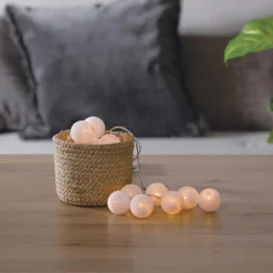 Guirlande LED 16 boules, pile