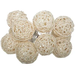 Guirlande LED 10 boules, pile
