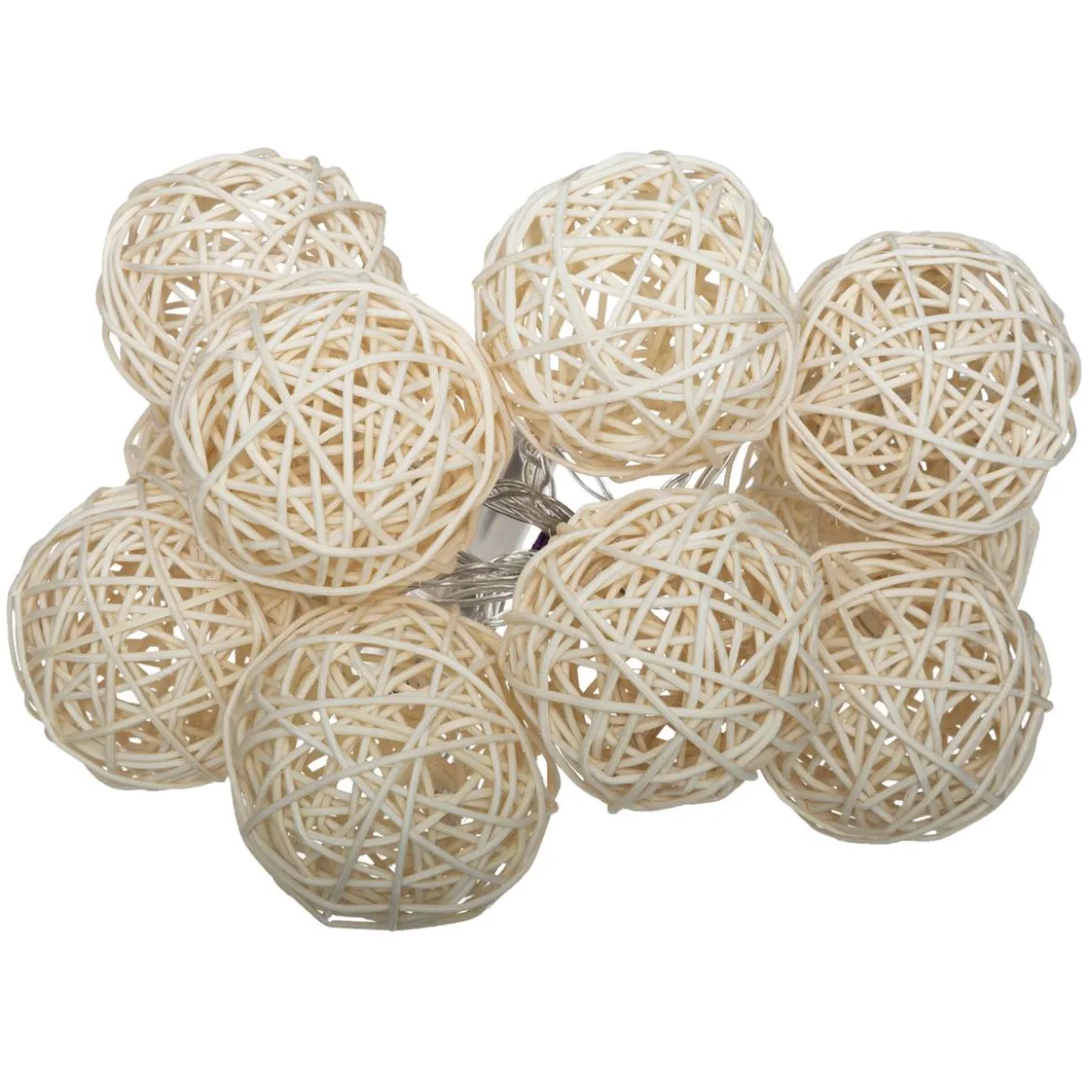 Guirlande LED 10 boules, pile