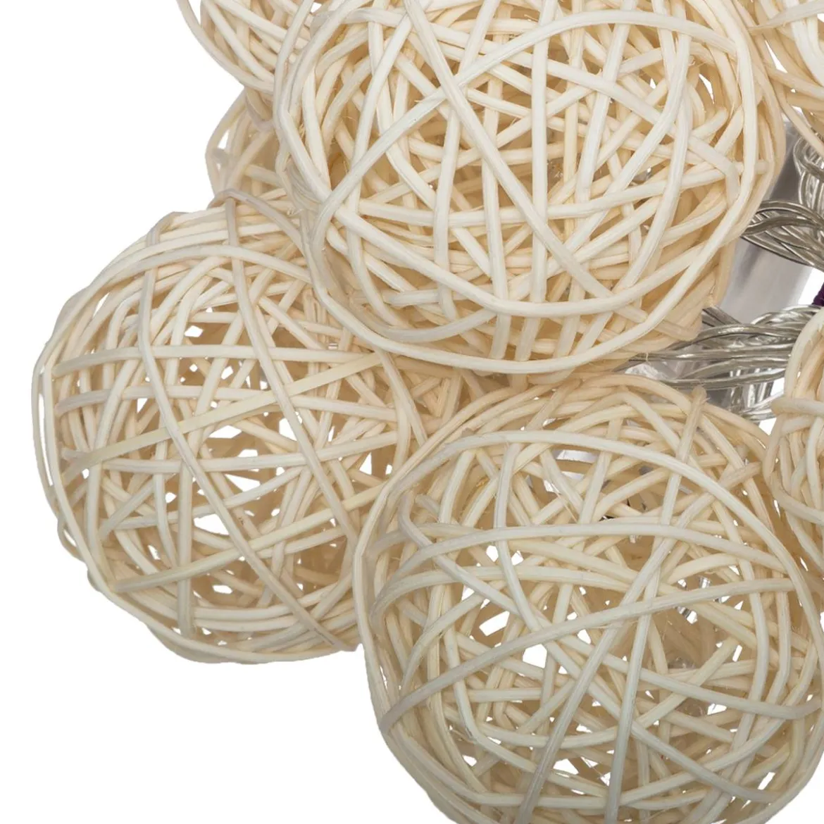 Guirlande LED 10 boules, pile