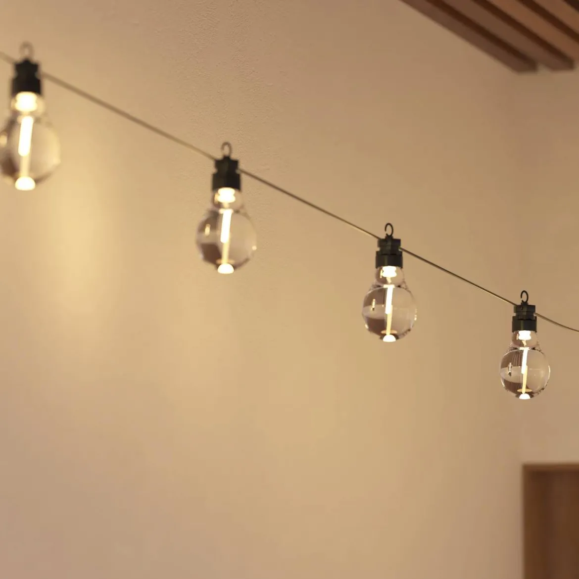 Guirlande lumineuse d'extérieur solaire