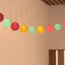 Guirlande lumineuse d'extérieur solaire
