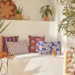 Housse de coussin d'extérieur LAHNA Terracotta