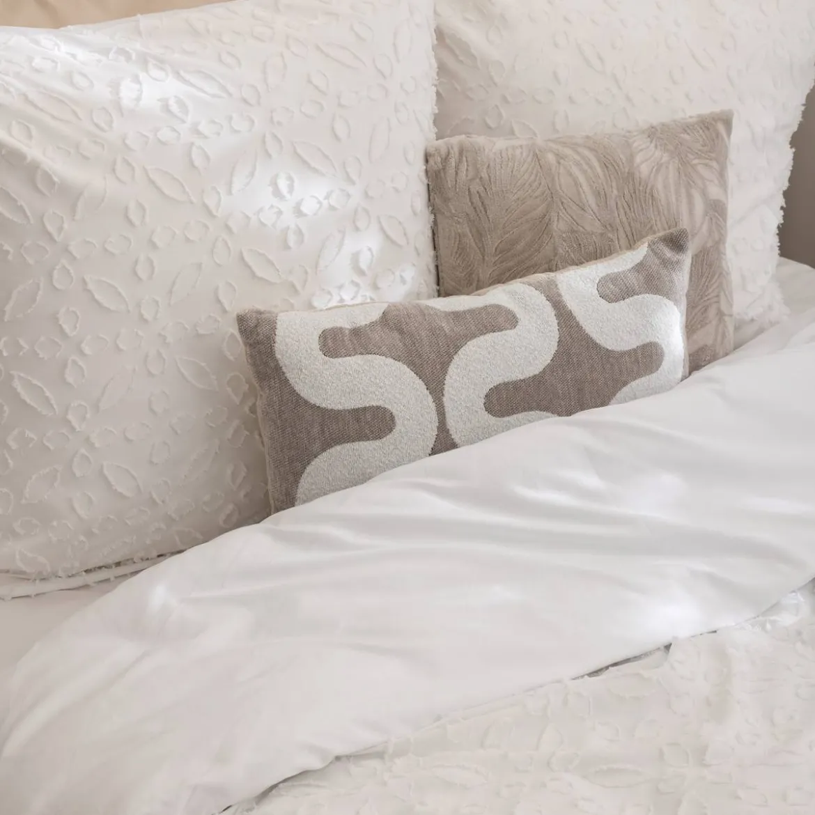 Housse de coussin "Jeni", chenille