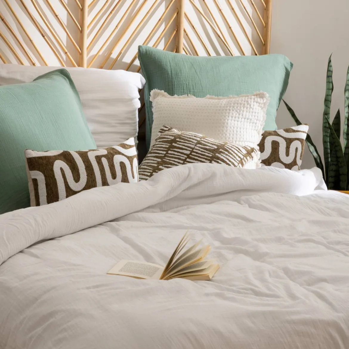 Housse de coussin "Jeni", chenille