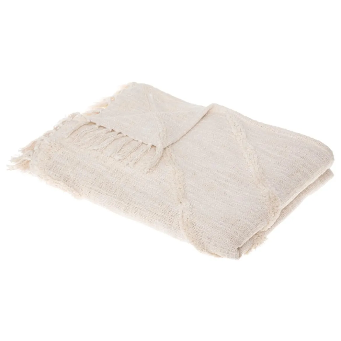 Jeté de lit "Inca", coton tufté