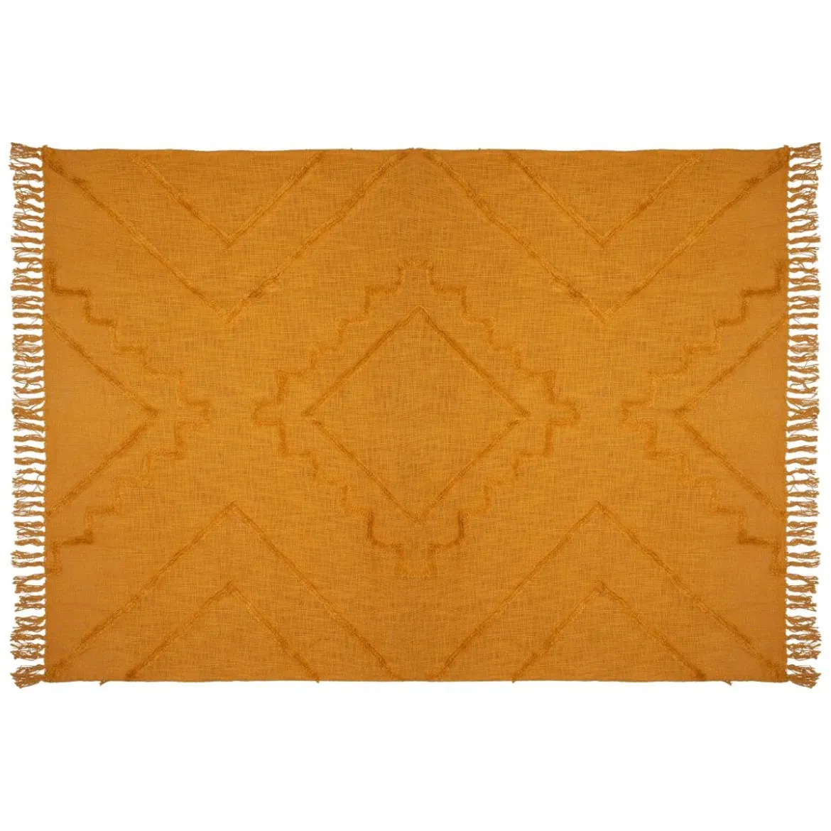 Jeté de lit "Inca", coton tufté