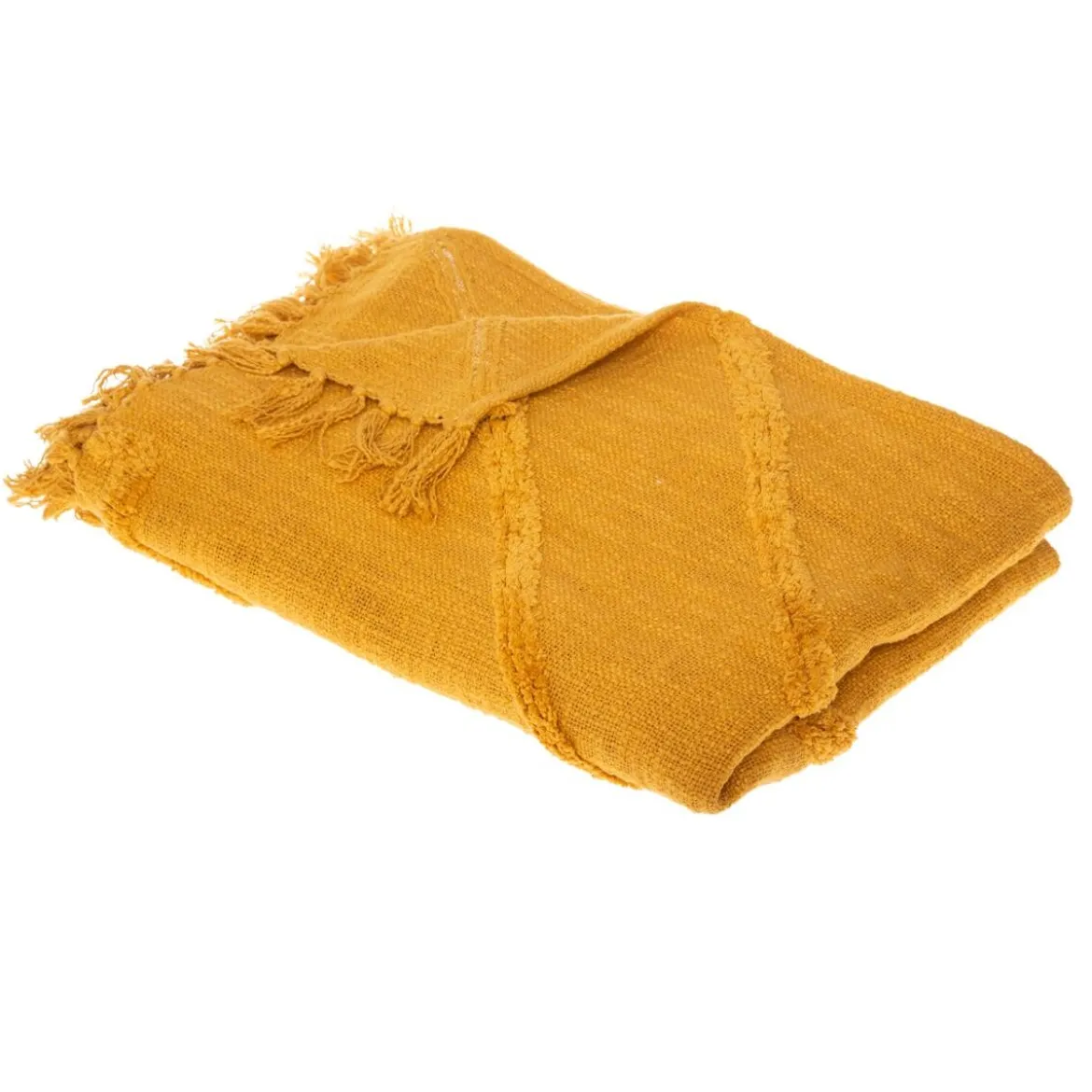 Jeté de lit "Inca", coton tufté