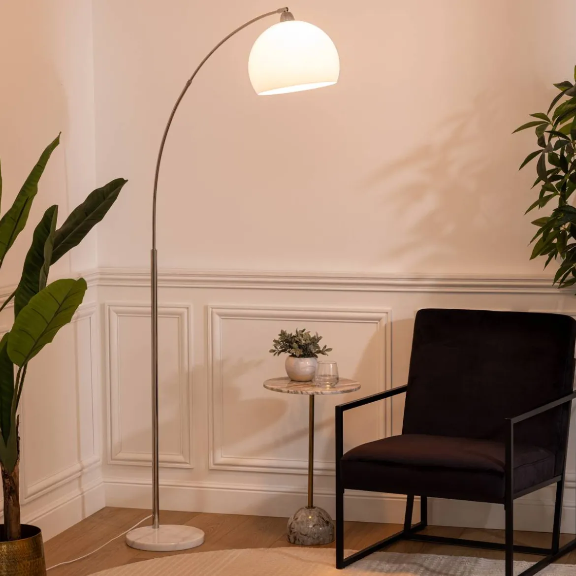 Lampadaire arc "Geda"