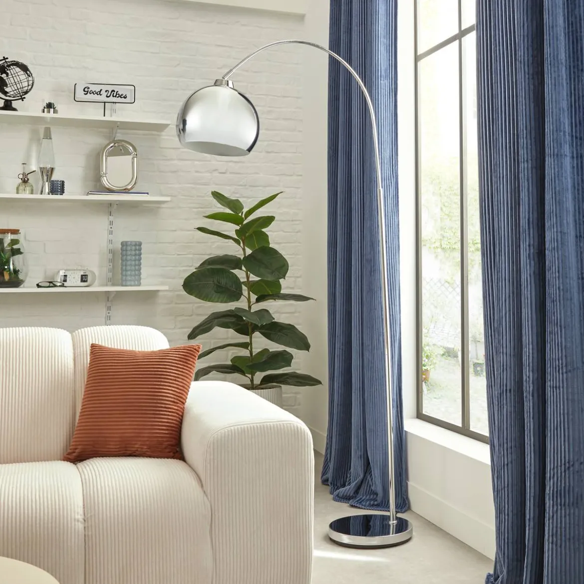 Lampadaire arc Secteur "Floris"