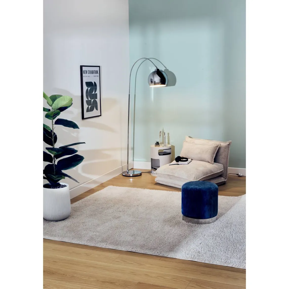 Lampadaire arc Secteur "Floris"