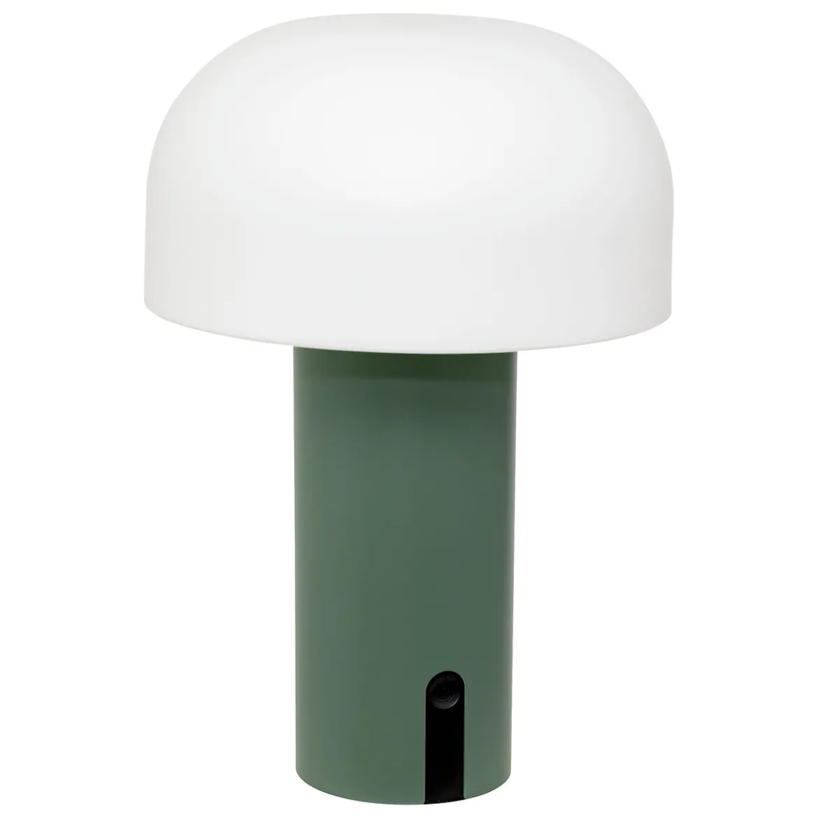 Lampe d'extérieur JANY rechargeable USB Vert olive & Noir