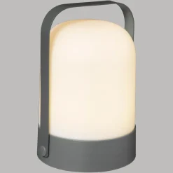 Lampe d'extérieur JERTA à pile Gris