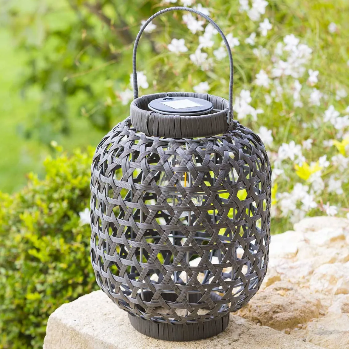 Lampe d'extérieur TOLA solaire Galet