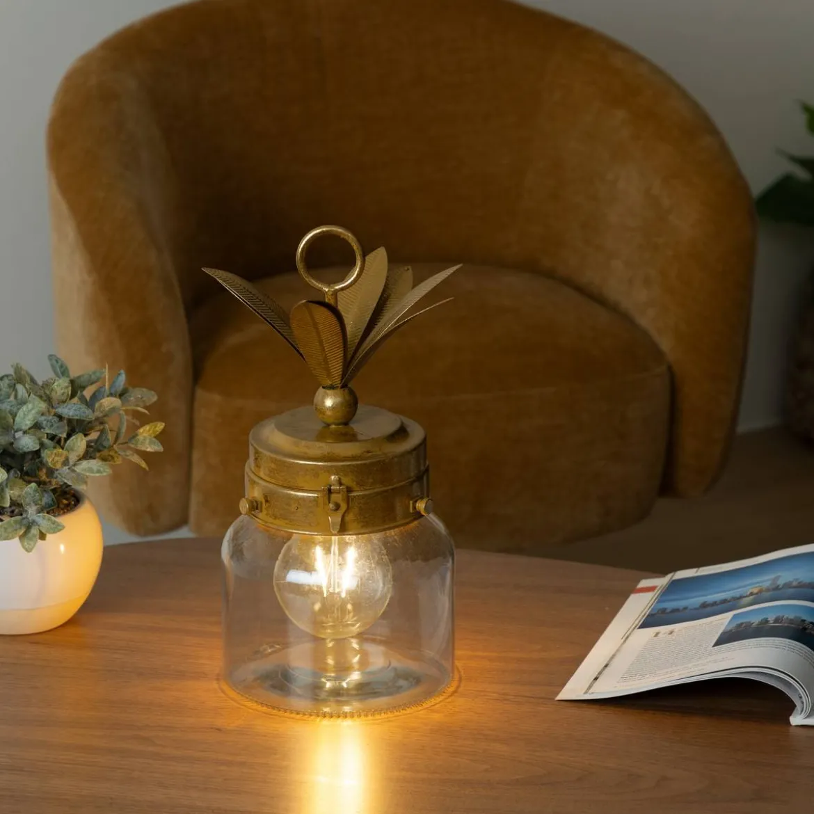 Lampe LED "Ananas"