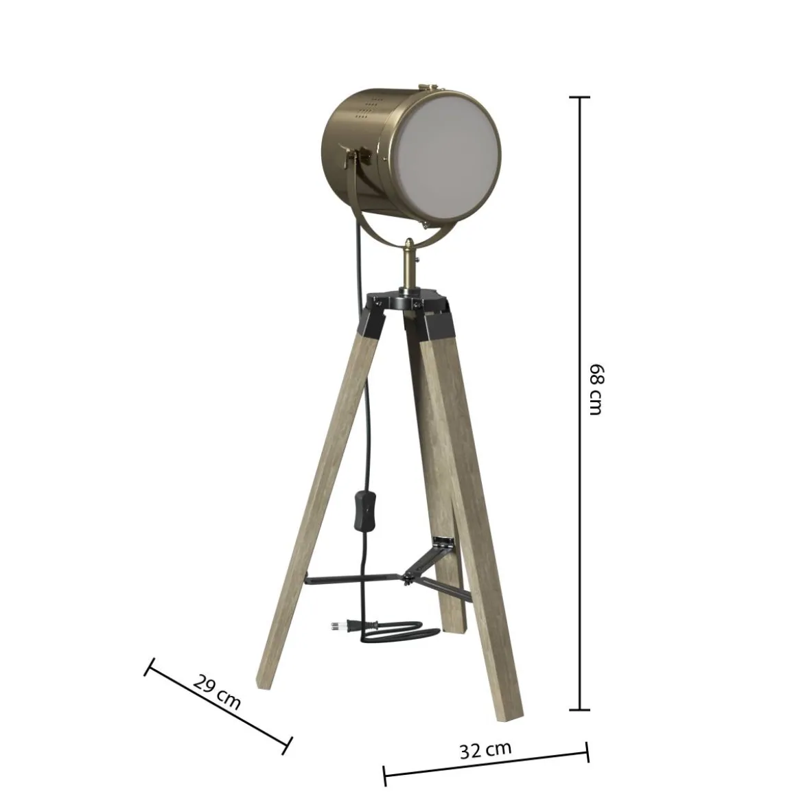 Lampe trépied "Ebor"