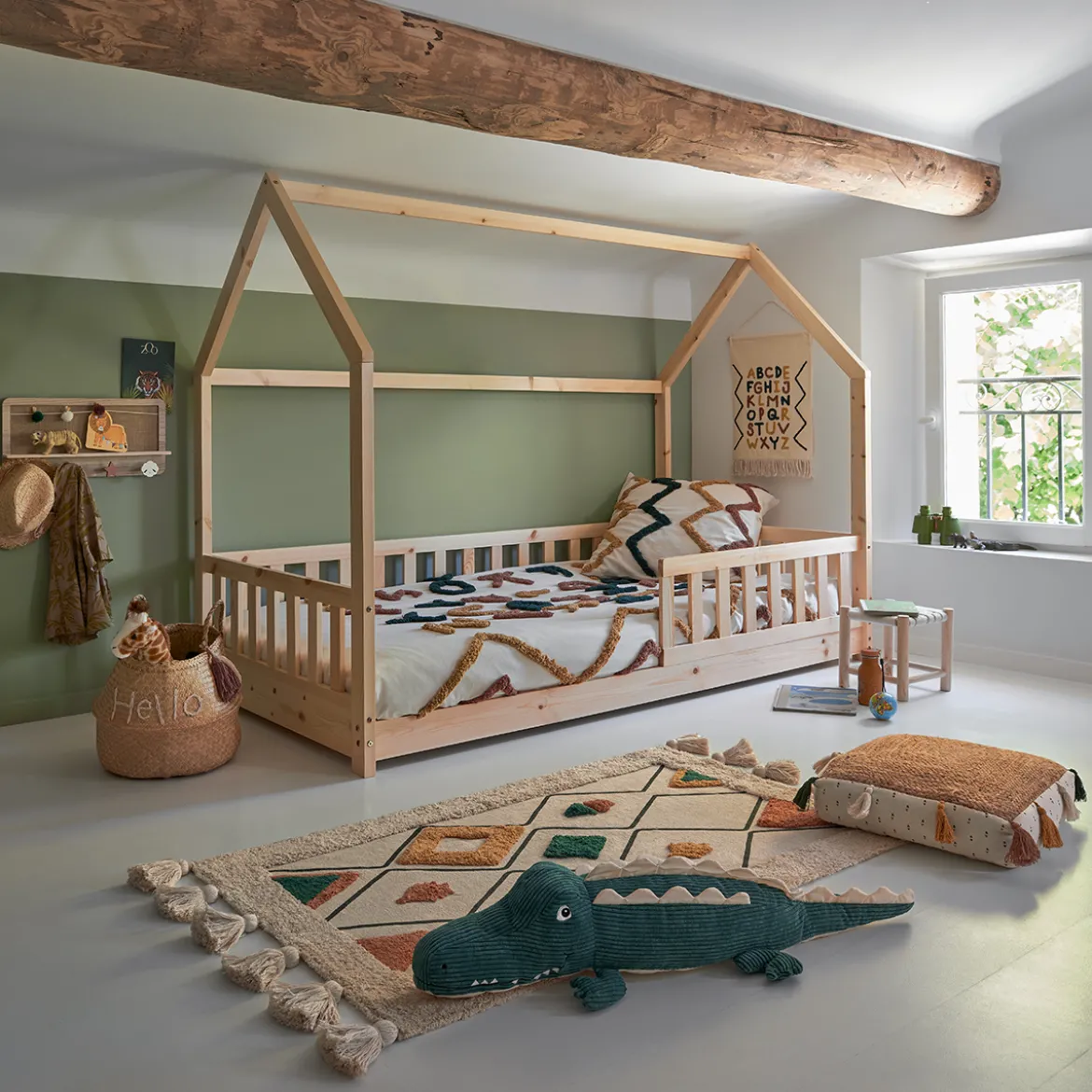 Lit cabane enfant "Bosco"