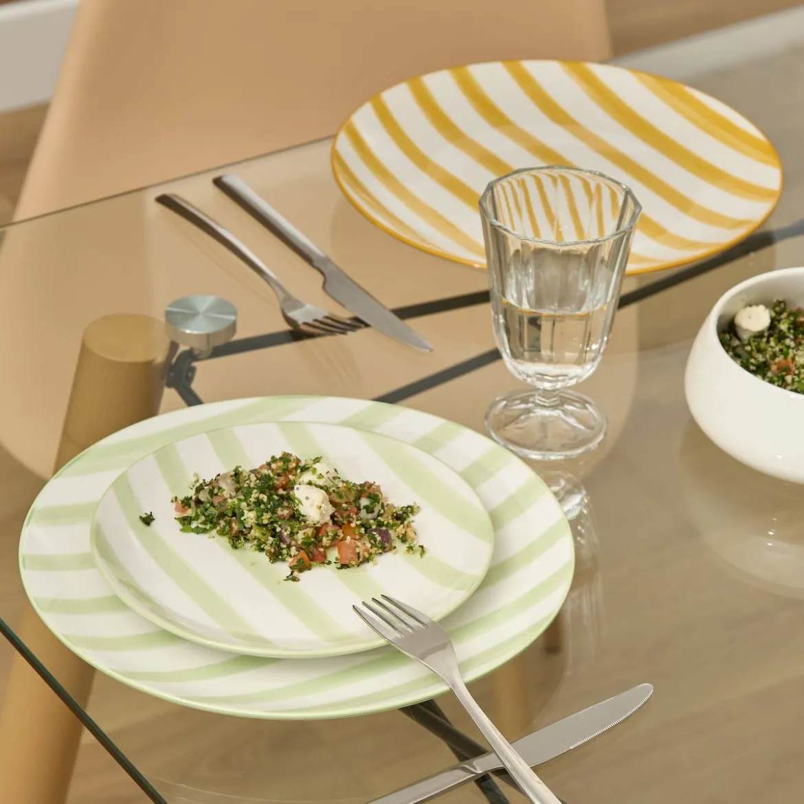 Lot de 6 Assiette plate "Charlie"