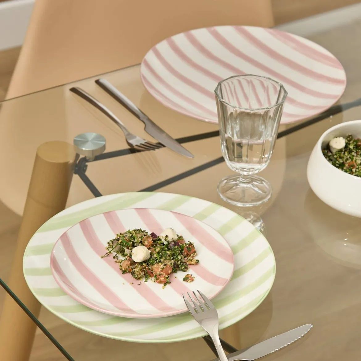 Lot de 6 Assiette plate "Charlie"