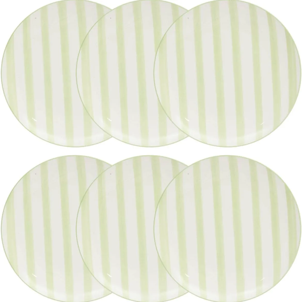 Lot de 6 Assiette plate "Charlie"