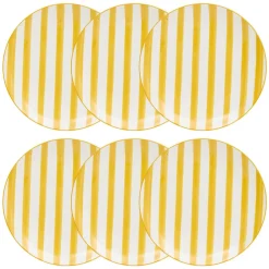 Lot de 6 Assiette plate  