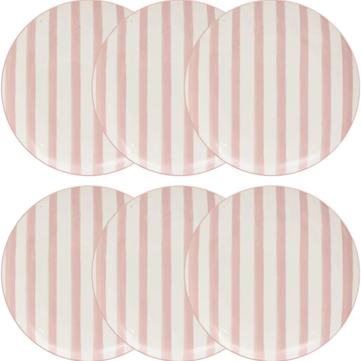 Lot de 6 Assiette plate "Charlie"