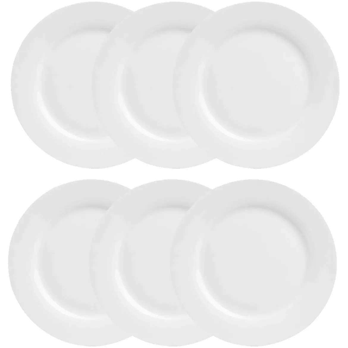 Lot de 6 assiettes à dessert "Ronde"