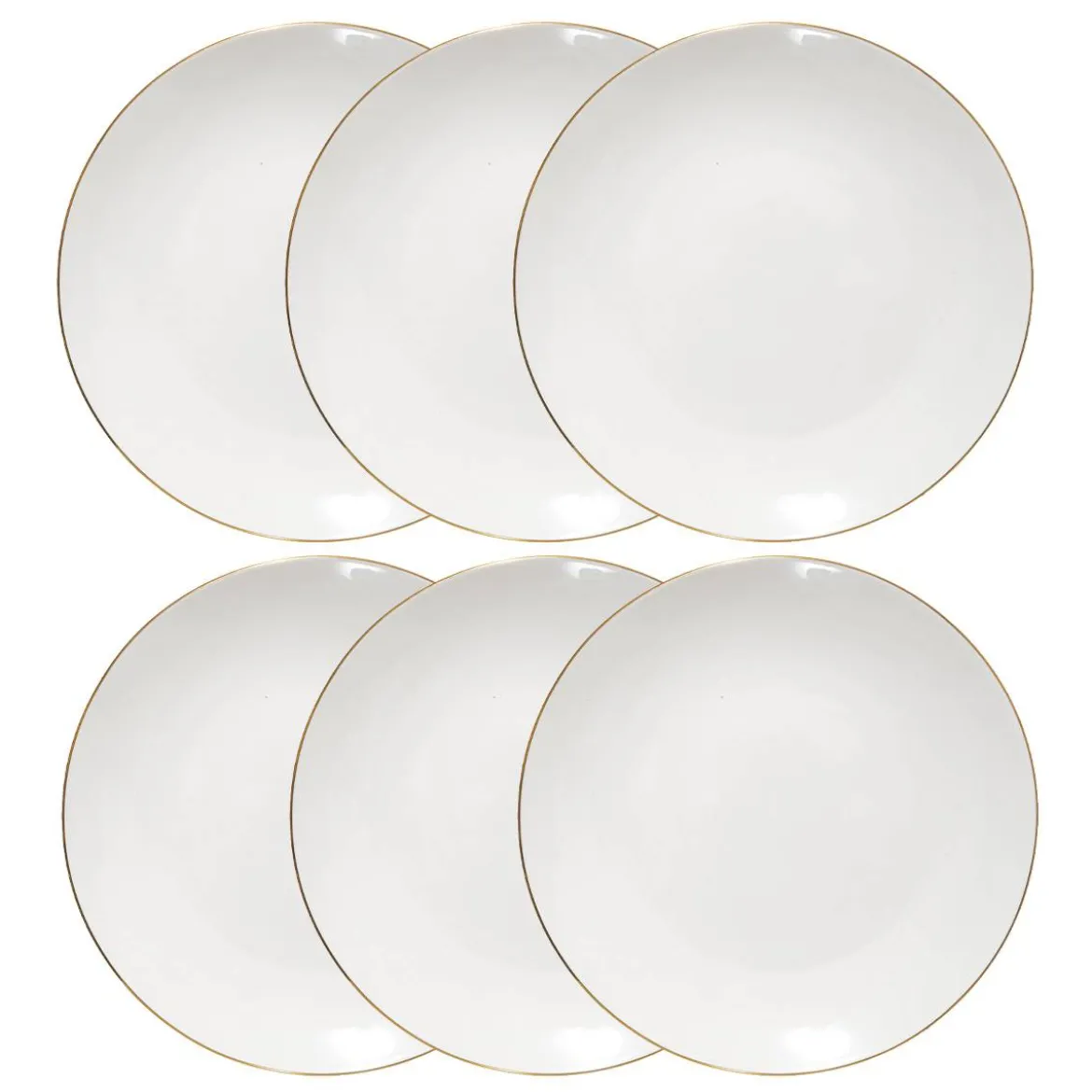 Lot de 6 assiettes à dessert "Petit Salon"