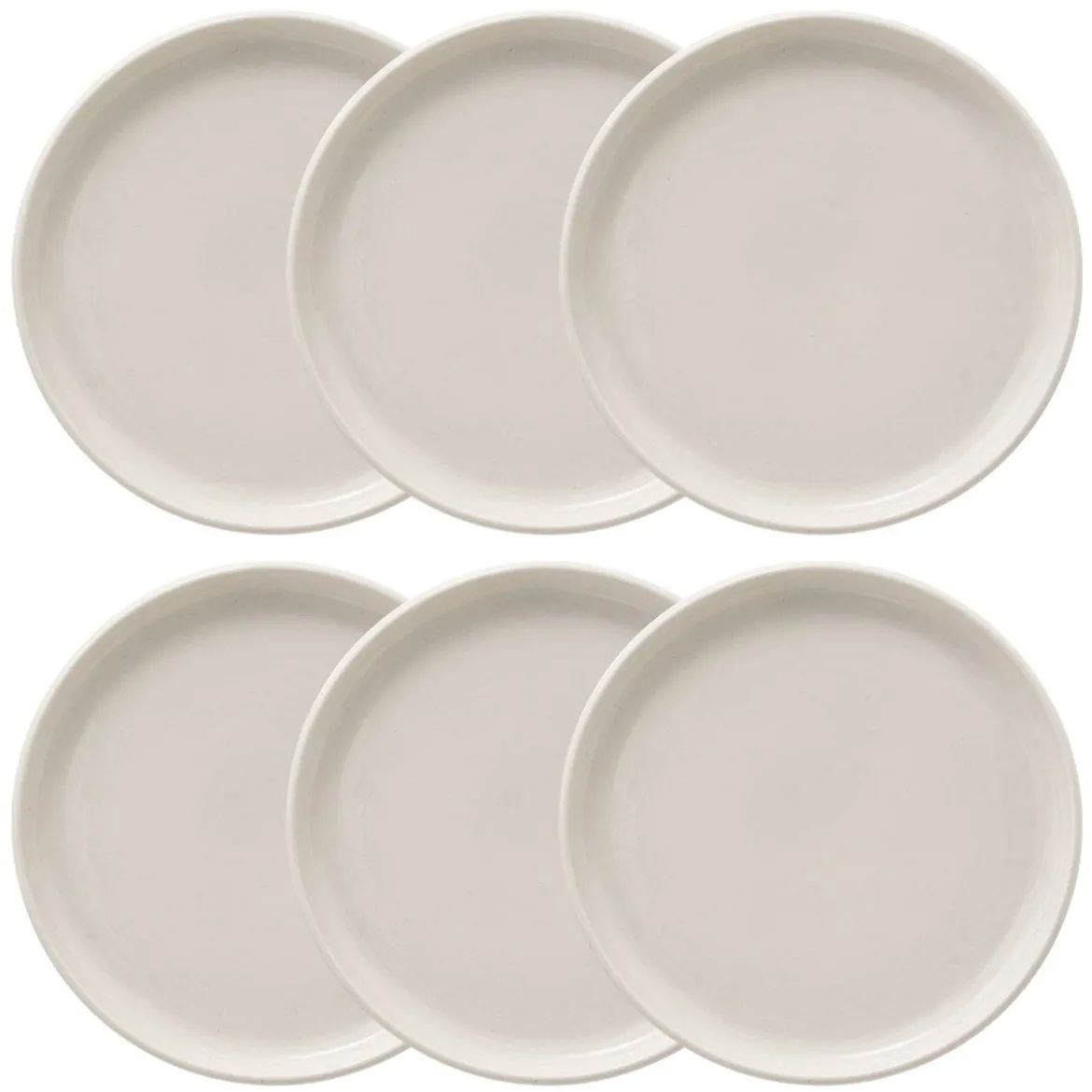 Lot de 6 assiettes à dessert "Nora"