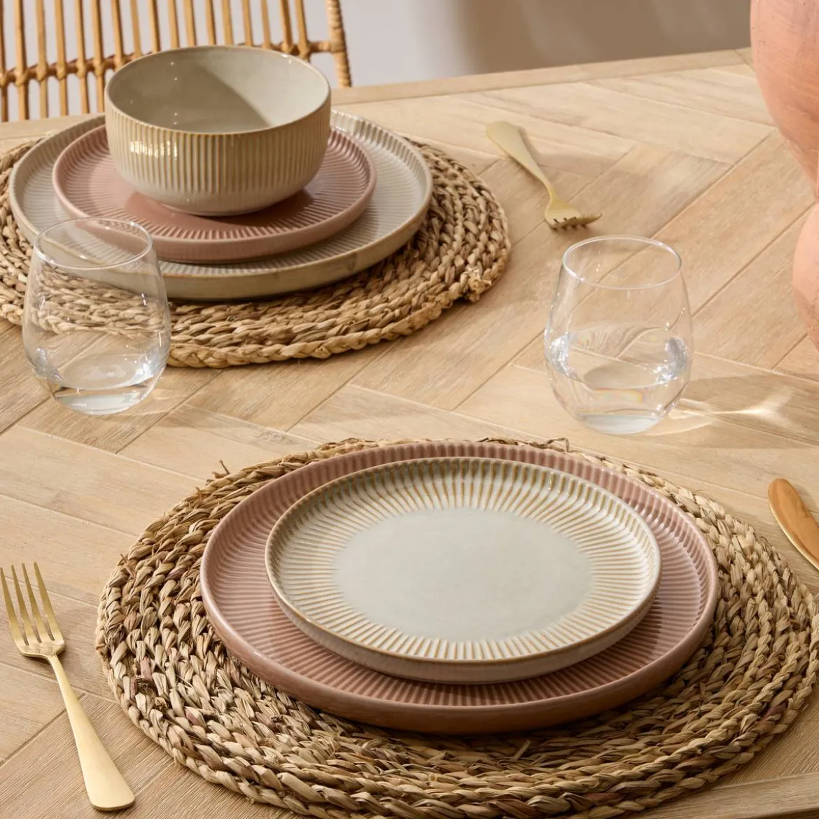 Lot de 6 assiettes à dessert "Chloe"