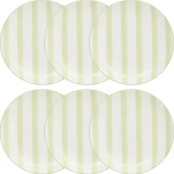 Lot de 6 assiettes à dessert