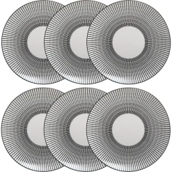 Lot de 6 assiettes à dessert 