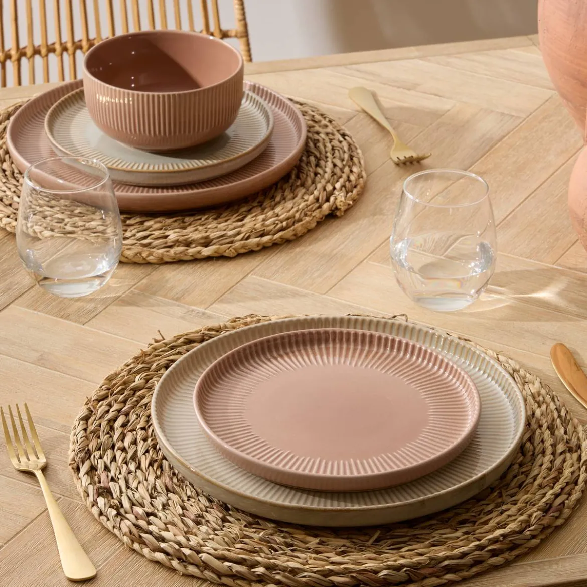 Lot de 6 assiettes à dessert "Chloe"